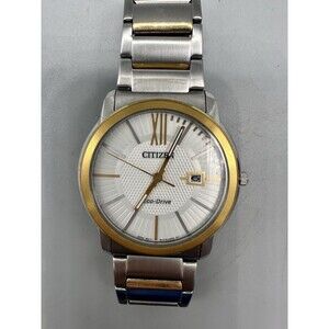 Citizen Eco-Drive World Chronograph Stainless Steel Men’s Watch SMALL BAND Runs